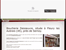 Tablet Screenshot of boucheriedesoeuvre.com